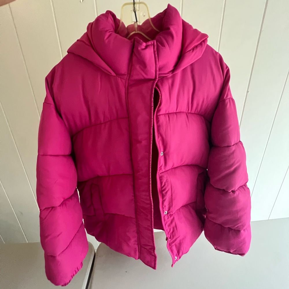 Pink thick puffer  💕
